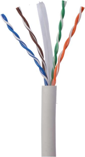 Actual product image Carl NORTH Netvaerkskabel Cat6A UTP Hvid 25m uden stik (UTP, CAT6a, 25 m)
