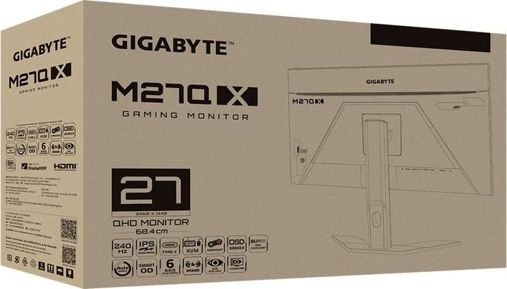 Image du produit Gigabyte M27Q X (2560 x 1440 pixels, 27")
