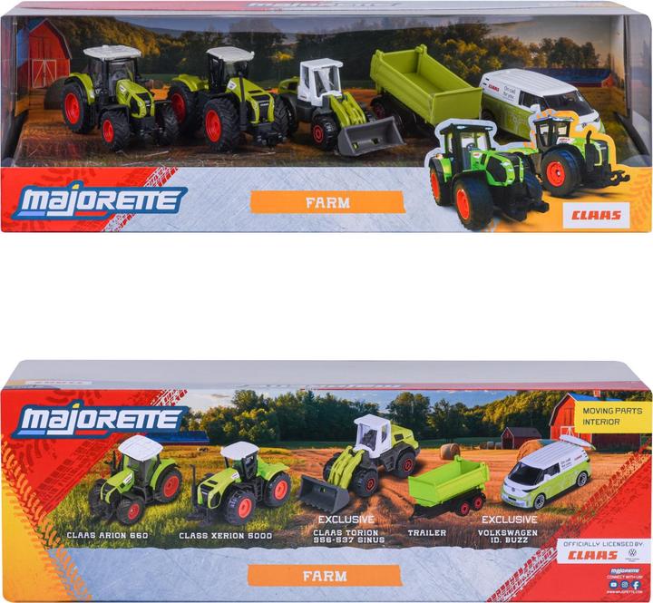 Produktbild Majorette Claas Farm 5 Pieces Giftpack
