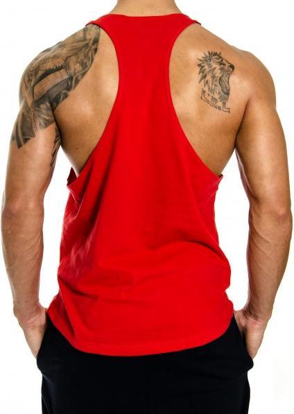 Actual product image Gym Generation Warriors Stringer RED (M)