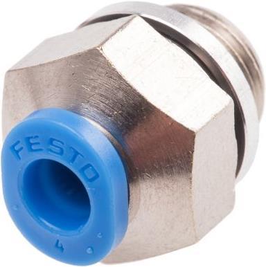 Actual product image Festo Push-in Fitting, Male G1/8, 4mm (Pipe fitting)
