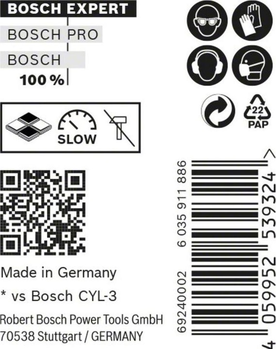 Image du produit Bosch Professional Zubehör Forets Expert CYL-9 MultiConstruction, 5,5 x 50 x85 mm, d 5,5 mm, 10 pces. (5,5 mm)