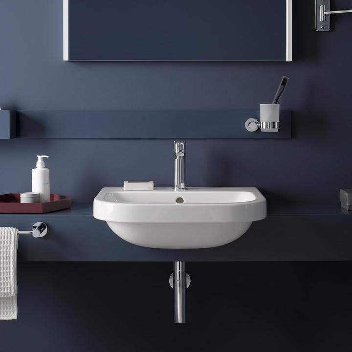 Immagine prodotto Duravit Miscelatore monocomando per lavabo D-Code M FreshStart e Minusflow, con scarico a ribalta