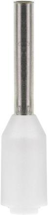 Actual product image Weidmüller White bootlace ferrule,0.5sq.mm wire