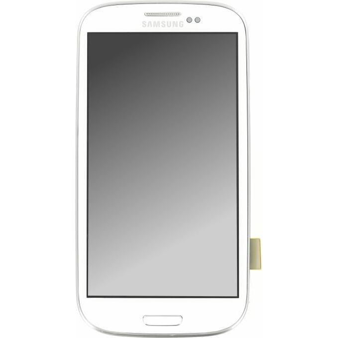 Samsung GT-I9305 Cover + Display-Einheit weiss (Display, Galaxy S III), Mobilgerät Ersatzteile, Weiss