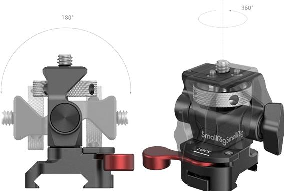 Produktbild SmallRig Swivel und Tilt Adjustable Monitor Mount mit NATO Clamp Mount 2906B (Monitor Zubehör)