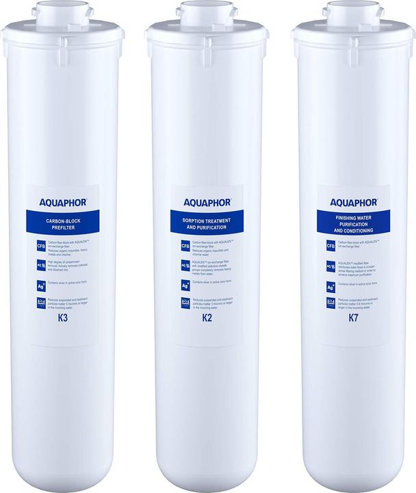 Aquaphor Crystal Ersatzkartuschen-Set K3-K2-K7