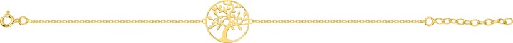 Immagine prodotto Lara BRACCIALE Placcato - ALBERO DELLA VITA - 16+3 CM (19 cm)