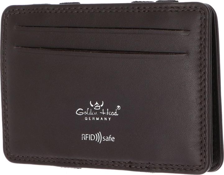Actual product image Golden Head Polo Kreditkartenetui RFID Schutz Leder 7.5 cm