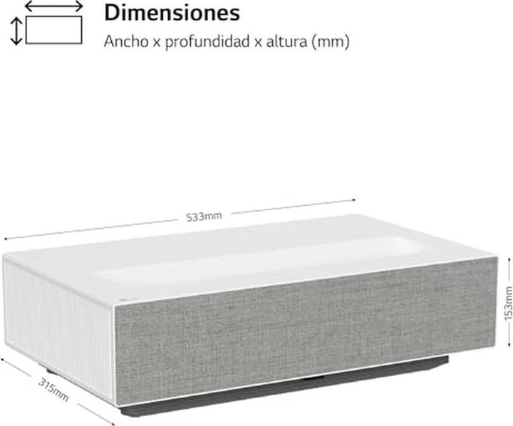 Produktbild LG HU715QW (4K, 2500 lm, 0.21:1)