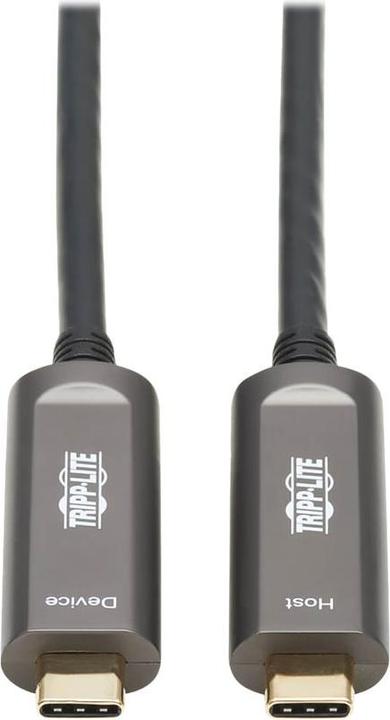 Produktbild Eaton TRIPPLITE USB-C AOC Cable M/M - USB 3.2 Gen 2 10 Gbps Plenum-Rated Fiber Active Optical Cable (15 m, USB 3.2 Gen 2)