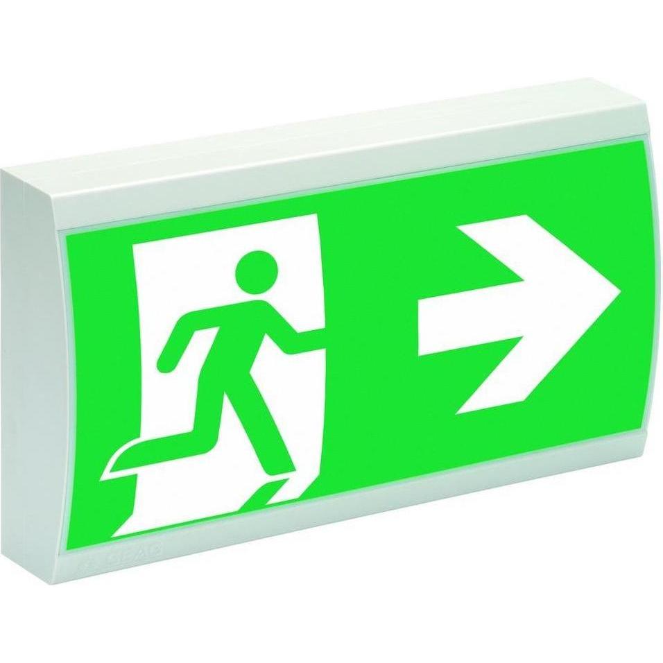 Ceag, Sicherheitskennzeichnung, 28011 1-8h/D LED CGLine+ Einzelbatterieleuchte m.aut