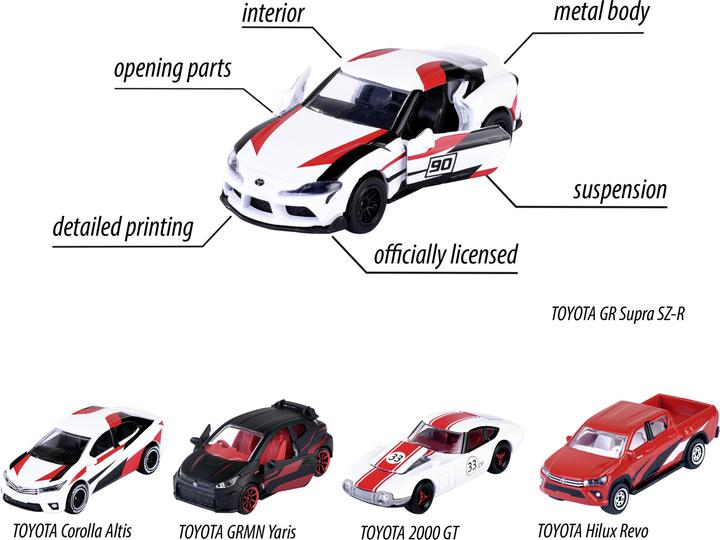 Image du produit Majorette Toyota Racing 5 Pieces Giftpack