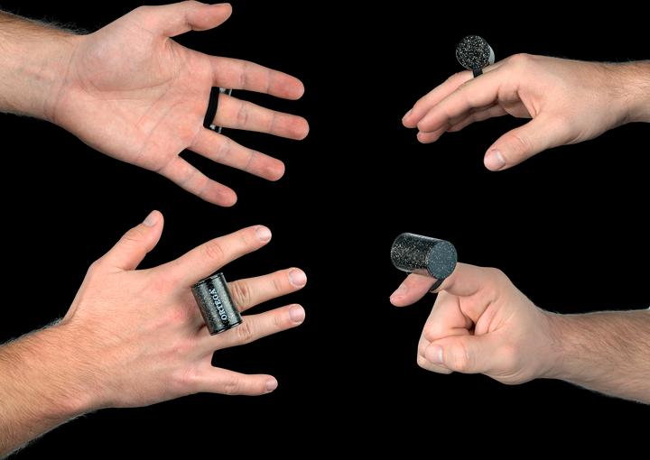 Immagine prodotto Ortega Agitatore a dito in plastica - Nero (Batteria)