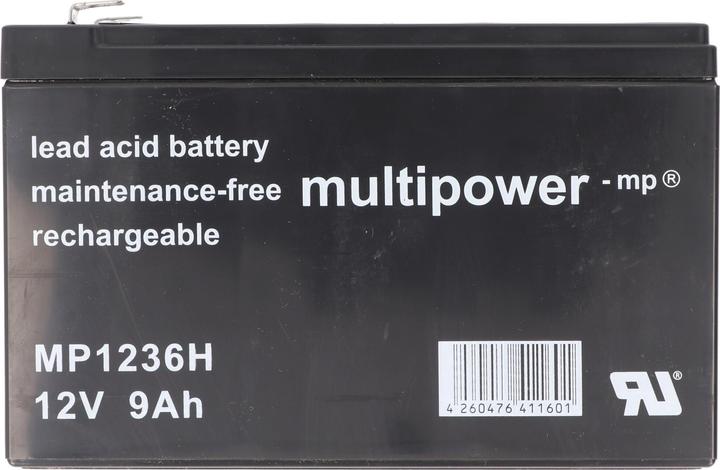 Actual product image Multipower Akku MP1236H Faston Kontakten 6,3mm (9000 mAh)