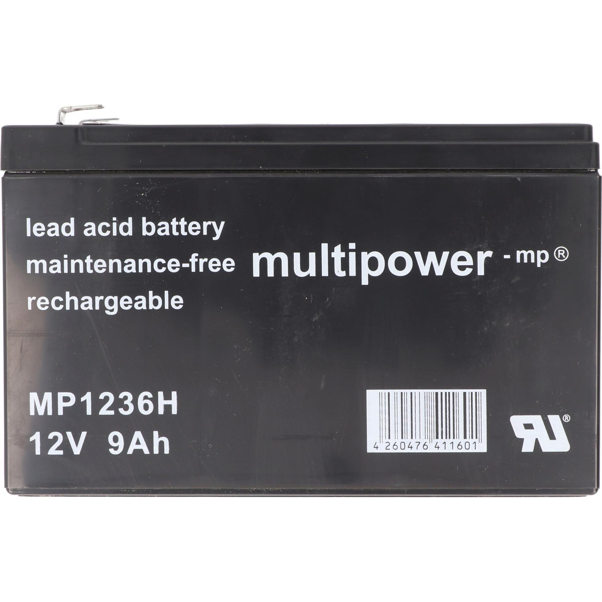 Thumbnail - Multipower, Batterieladegerät, Akku MP1236H (12V)