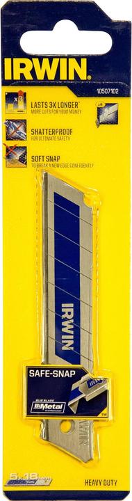 Immagine prodotto Irwin Bimetallo "BLU" 18 mm (confezione da 5) (Taglierini)