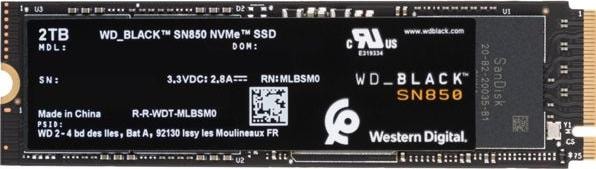 Produktbild WD Black SN850 (2000 GB, M.2 2280)