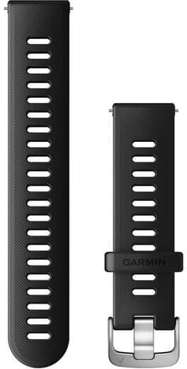 Produktbild Garmin IÅ¡maniojo laikrodÅ¾io greitai atsegamas dirÅ¾elis, Juodos spalvos (20 mm, Silikon)