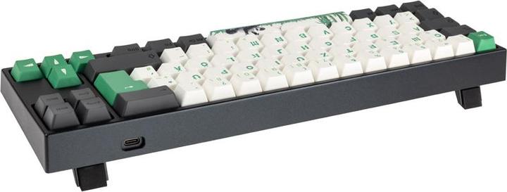 Produktbild Ducky Miya Pro Panda V2 Edition TKL Gaming-Tastatur MX-Braun – Weiss (DE, Kabelgebunden)