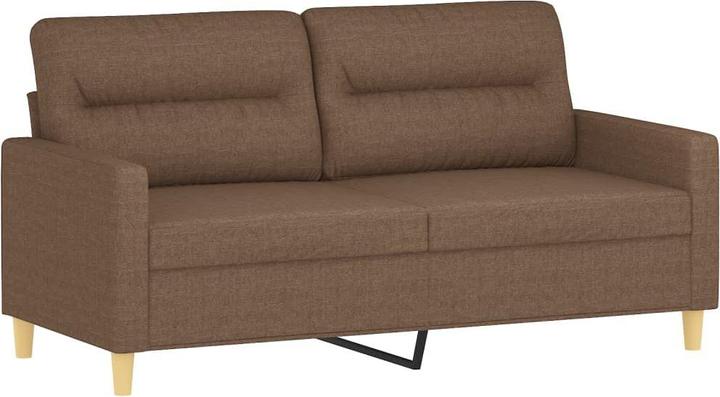 Actual product image VidaXL Sofa set Cushion Armchair Sofa Couch Design sofa 3-piece brown fabric (2 person sofa)