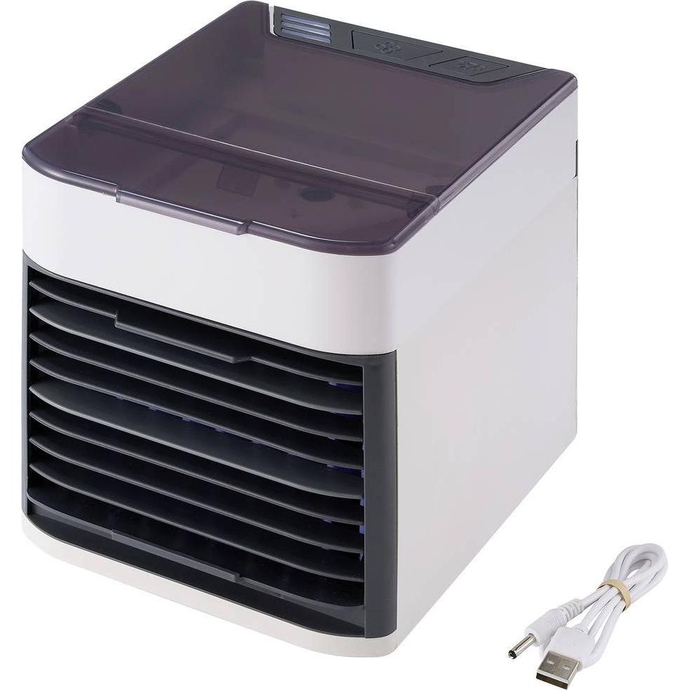 Renkforce RF-USBF-845-WH USB-Ventilator (B x H x T) 150 x 165 x 170 mm, Ventilator, Weiss, Schwarz