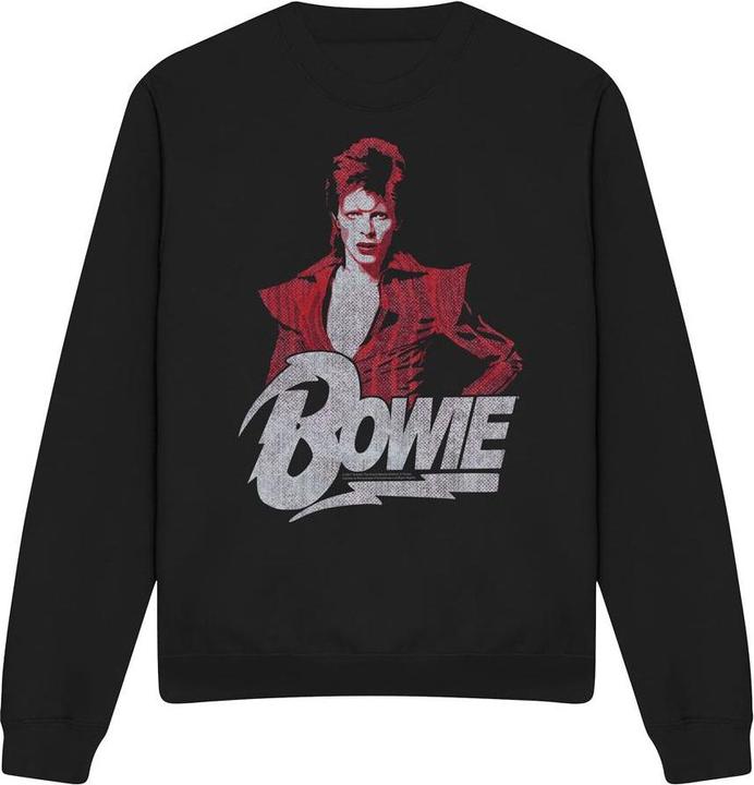 Actual product image David Bowie Unisex Adult Diamond Sweatshirt (XL)