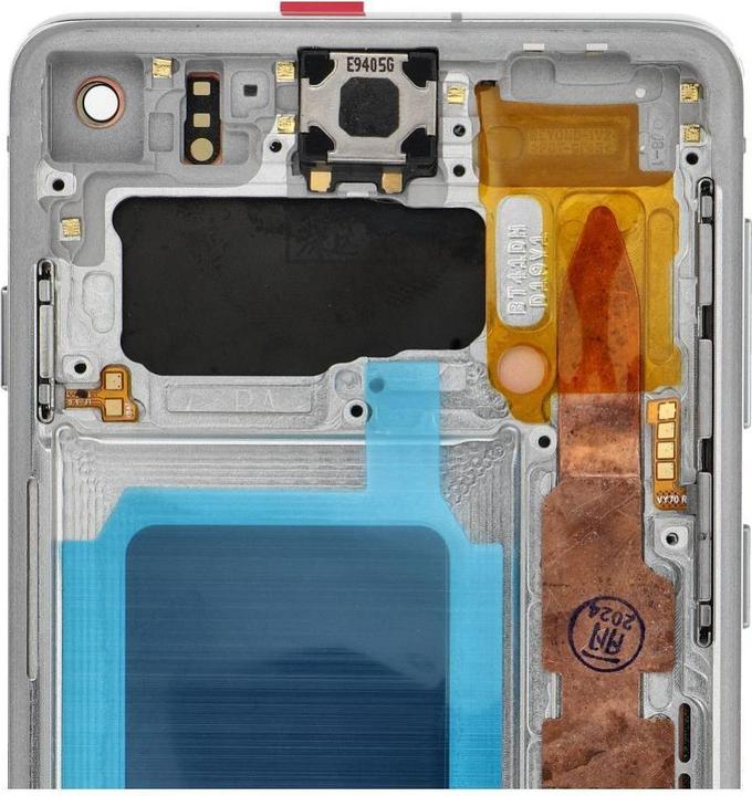Productafbeelding FixCell LCD display! display LCD SAMSUNG S10 G973 with frame white (refub) (Scherm)