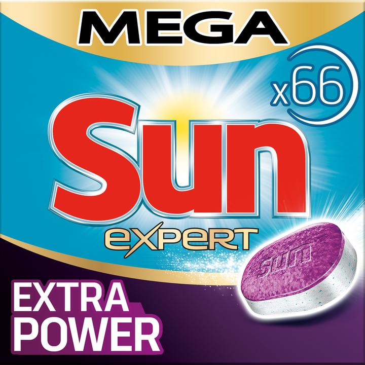 Image du produit Sun Allin1 Tab ExtraPower Regular (Tabs, 66 Cycles de lavage)