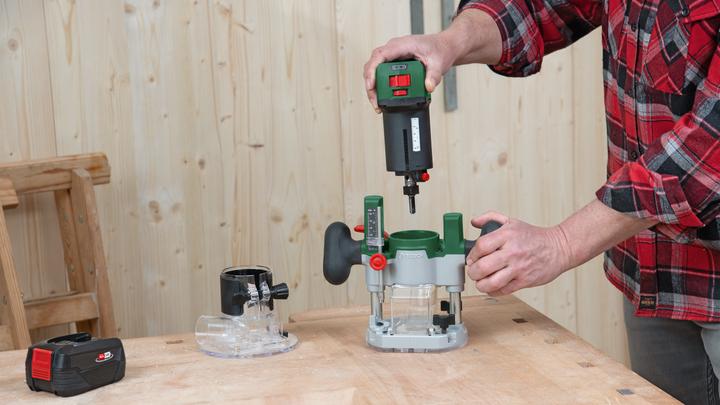 Actual product image Bosch Home & Garden Router combination set