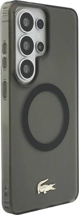 Actual product image Lacoste Case Shockproof Frosted Gold Logo MagSafe for Samsung Galaxy S26 Ultra black (Samsung Galaxy S26 Ultra)