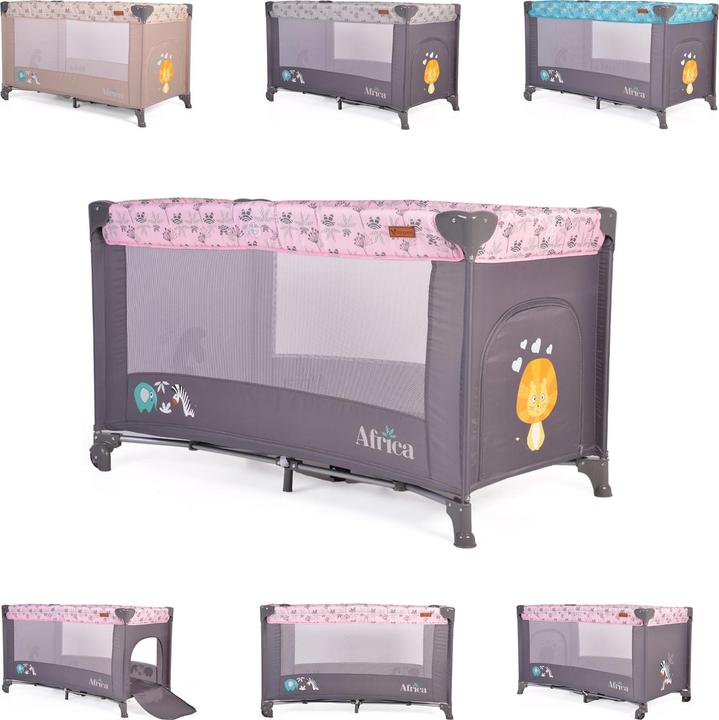 Actual product image Cangaroo Travel cot Africa (60 x 120 cm)