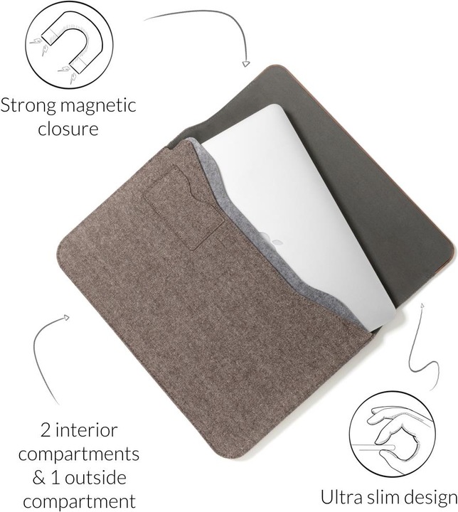 Produktbild Woodcessories EcoPouch (15", Apple)