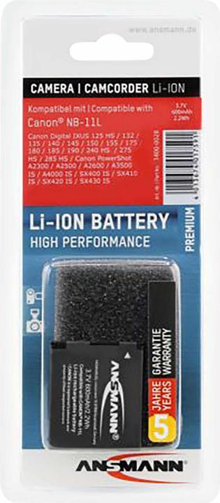 Produktbild Ansmann A-Can NB-11L (Kamera Akku)