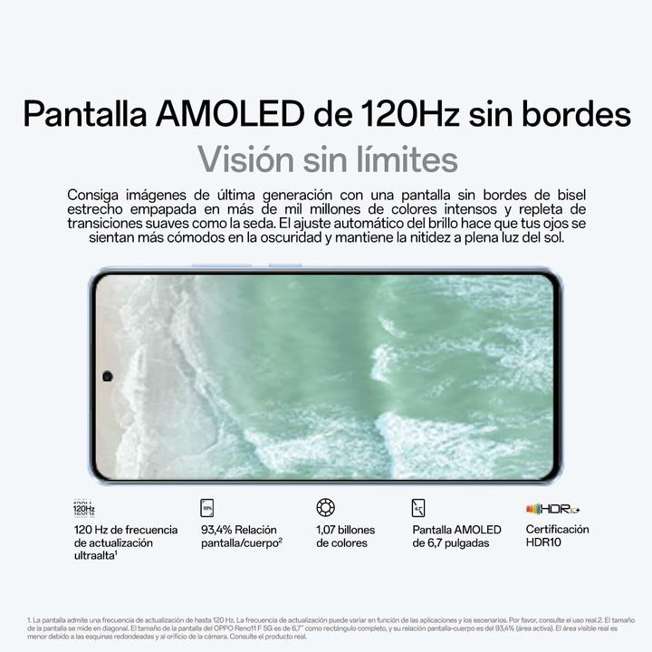 Produktbild OPPO Reno 11 F (256 GB, Ocean Blue, 6.70", Dual SIM, 5G)