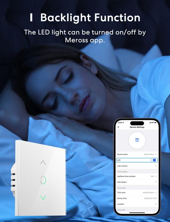 Produktbild Meross Smart Wi-Fi Roller Shutter Timer (1 Pack) MRS100