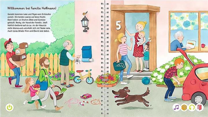 Immagine prodotto tiptoi Mein Wörter-Bilderbuch: Unser Zuhause (Tedesco, Frisona inca, Martina Leykamm, Susanne Gernhäuser, 2022)