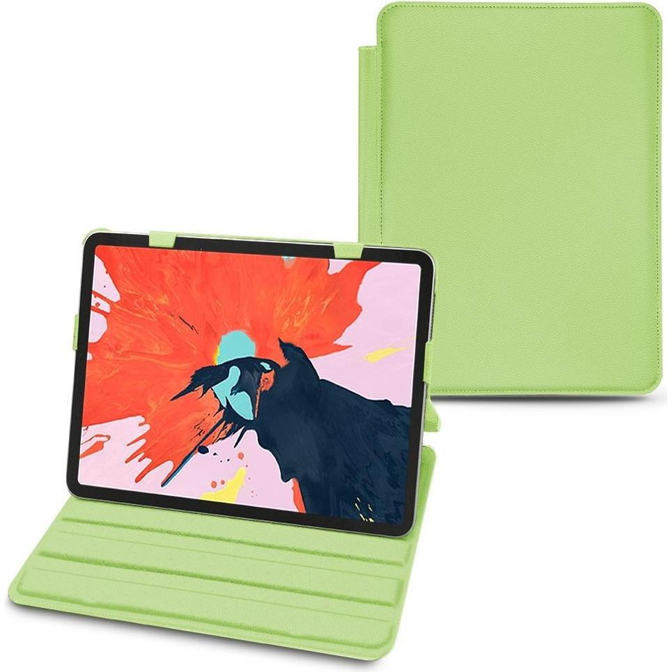 Noreve Lederschutzhülle horizontal (iPad Air 2020 (4. Gen), iPad Air 2022 (5. Gen)), Tablet Hülle, Grün