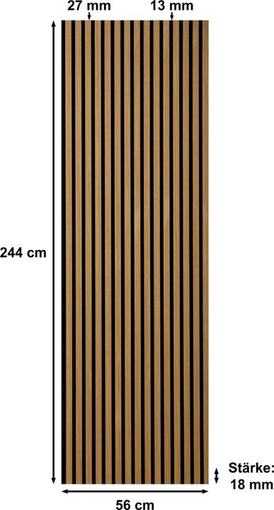 Actual product image Sonido Acoustic panel Oiled Oak