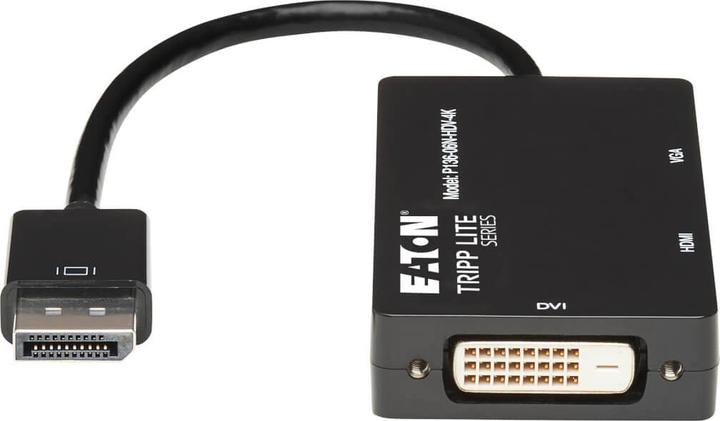 Image du produit Eaton DisplayPort to VGA/DVI/HDMI All-in-One Converter Adaptateur DP ver 1.2 4K 30 HDMI (VGA, HDMI, 8.64 cm)