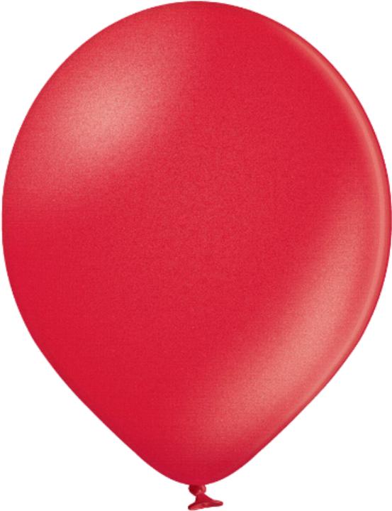 Image du produit Belbal 25 ballons ronds décoratifs Ø 33 cm METALLIQUE ROUGE CIRCULAIRE (25 x)