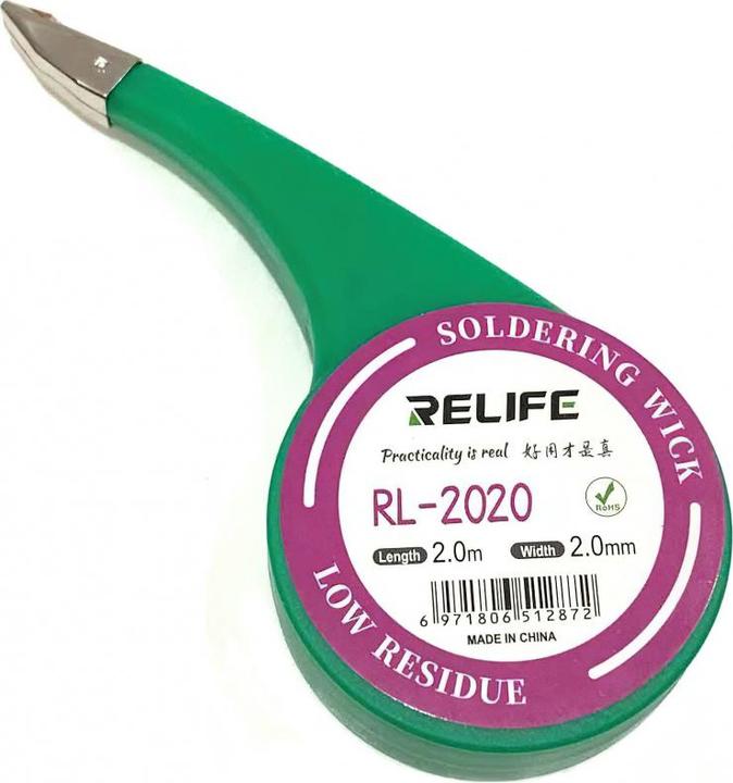 Image du produit Relife Soldering Wick RL-2020, 2mm, 2m