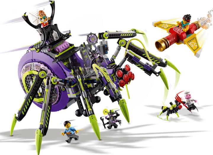 Actual product image LEGO Spider Queen Headquarters (80022, LEGO Rare Sets, LEGO Monkie Kid)