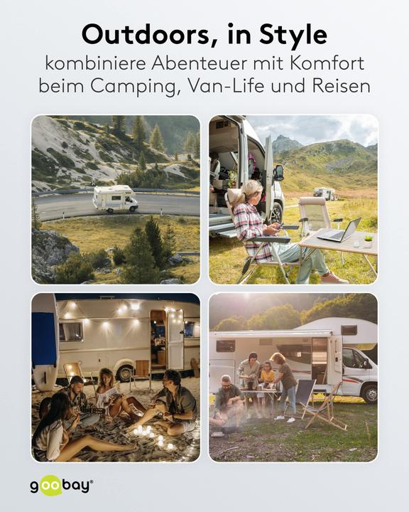 Productafbeelding Goobay CEE-Verlängerung, CEE-Stecker auf CEE-Kupplung, 25 m (25 m, CEE)