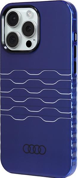 Immagine prodotto Audi Custodia IML MagSafe per iPhone 15 Pro Max 6,7" niebieski/blu navy AU-IMLMIP15PM-A6/D3-BE (Apple iPhone 15 Pro Max)