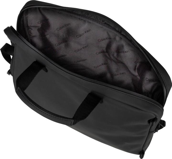 Actual product image Calvin Klein Briefcase Rubberized Slim Laptop Bag FA23