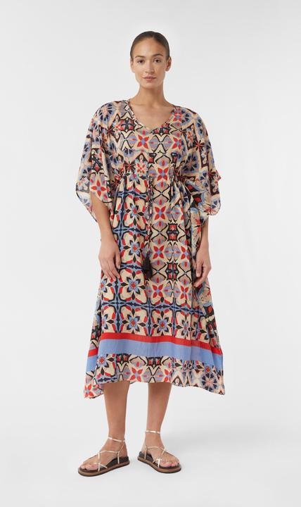 Produktbild Comma Accessories Fliessender Kaftan mit Grafik-Print und Bindeband (L)