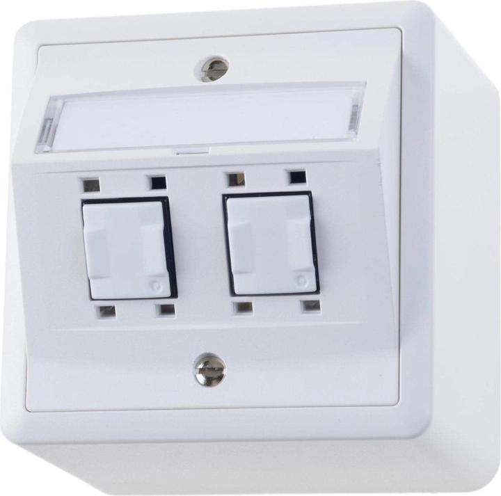 Produktbild Feller EDIZIOdue AP-Netzwerkdose 2x RJ45 (Netzwerk Zubehör)