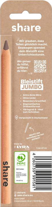 Produktbild Share Bleistift Jumbo B (B)