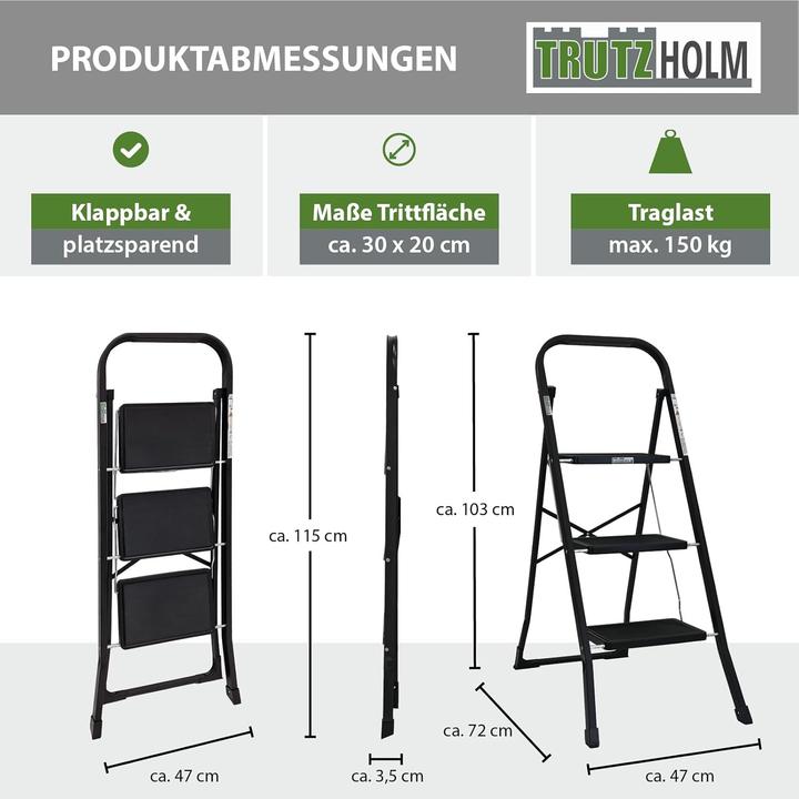Produktbild TrutzHolm Klappleiter (Klapptritt)